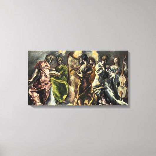 Das Konzert der Engel | El Greco | Leinwanddruck (Vorderseite)