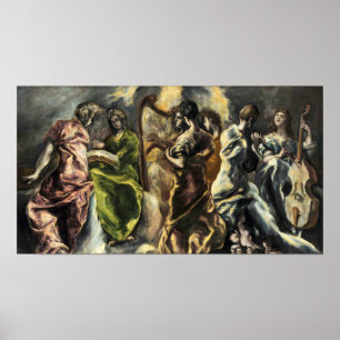 Das Konzert der Engel   El Greco   Poster