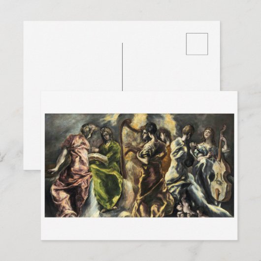 Das Konzert der Engel | El Greco | Postkarte (Vorne/Hinten)