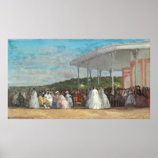 Das Konzert im Casino - Eugène Boudin Poster (Vorne)