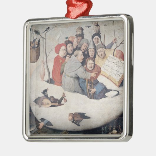 Das Konzert im Ei Silbernes Ornament (Links)