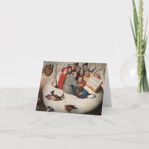 Das Konzert im Ei von Hieronymus Bosch Dankeskarte