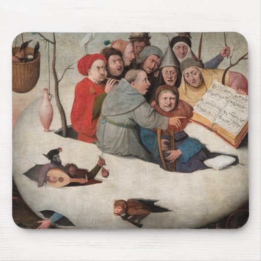 Das Konzert im Ei von Hieronymus Bosch Mousepad (Vorne)