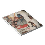 Das Konzert im Ei von Hieronymus Bosch Notizblock (angewinkelt)