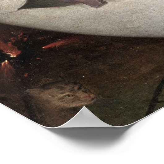 Das Konzert im Ei von Hieronymus Bosch Poster (Ecke)