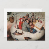 Das Konzert im Ei von Hieronymus Bosch Postkarte (Vorne/Hinten)