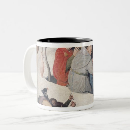 Das Konzert im Ei Zweifarbige Tasse (Vorderseite Links)