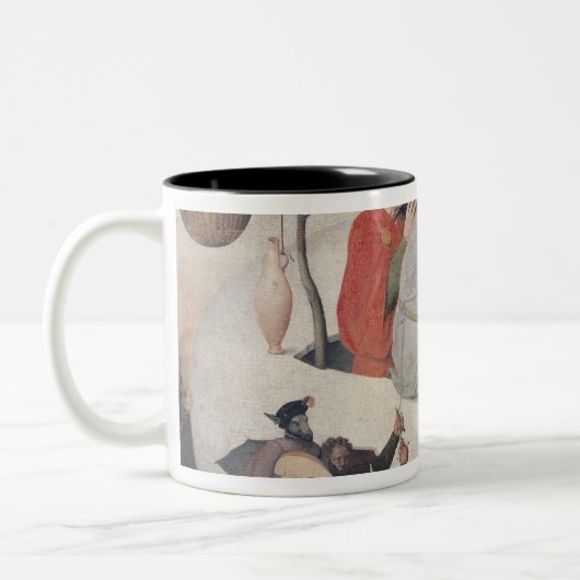 Das Konzert im Ei Zweifarbige Tasse (Links)