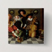 Das Konzert (Öl auf Platte) Button (Vorderseite)