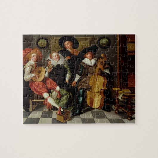 Das Konzert (Öl auf Platte) Puzzle (Horizontal)