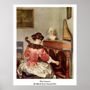 Das Konzert von Borch D. J. Gerard Ter Poster