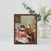 Das Konzert von Borch D. J. Gerard Ter Postkarte (Stehend Vorderseite)