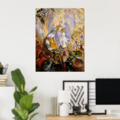 "Das Konzert" von Fitzgerald - Print Poster (Heimbüro)