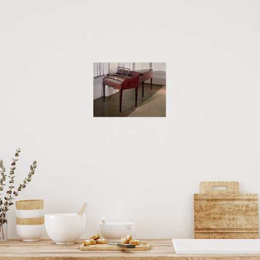 Das Konzertpiano von Franz Joseph Haydn Poster (Küche)