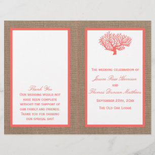 Das Korallenriff auf der Burlap Boho Beach Wedding