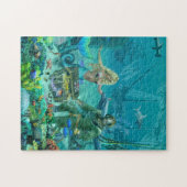 Das Korallenriff-Schatz der Meerjungfrau Puzzle (Horizontal)