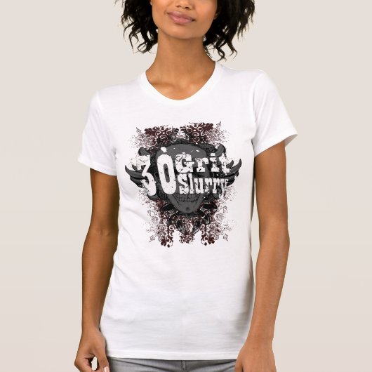 das Korn-Schlamm camisol Spitze der Frauen 30 mit T-Shirt (Vorderseite)