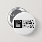 Das Korrekturlesen überleben Button (Vorne & Hinten)