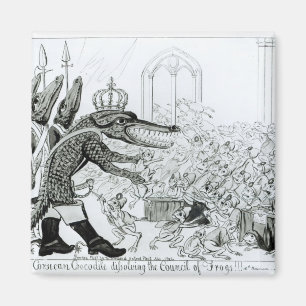 Das korsische Krokodil Magnet