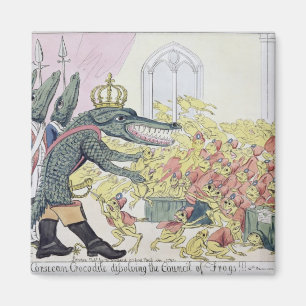 Das korsische Krokodil Magnet