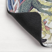 Das korsische Krokodil Mousepad (Ecke)