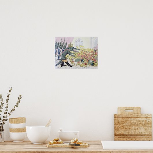 Das korsische Krokodil Poster (Küche)