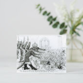 Das korsische Krokodil Postkarte (Stehend Vorderseite)