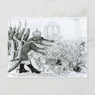 Das korsische Krokodil Postkarte