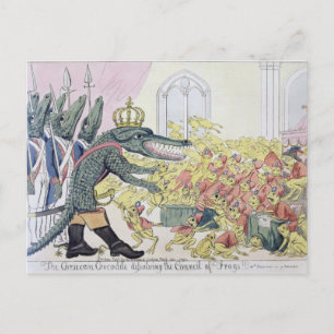 Das korsische Krokodil Postkarte