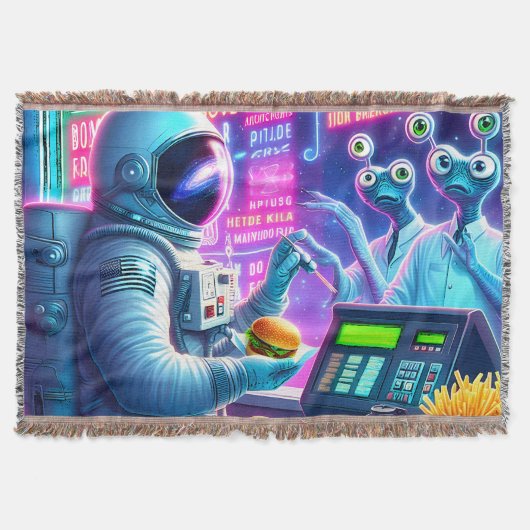 Das kosmische Burgerabenteuer des Astronauten Decke (Vorderseite)