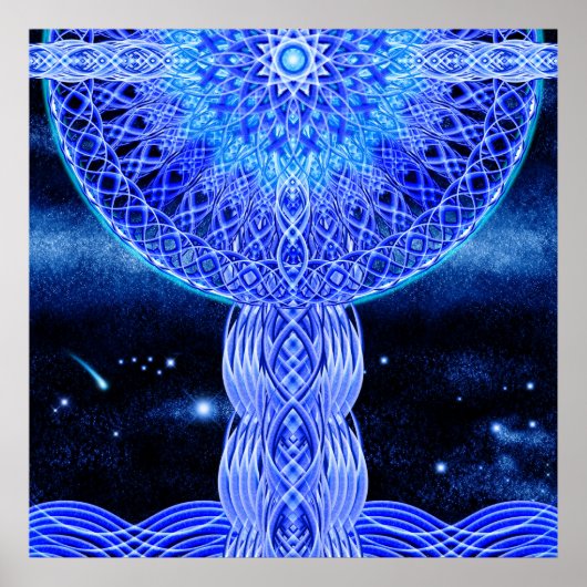 Das kosmische Kreuz Poster (Vorne)