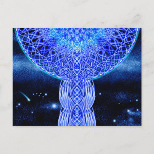 Das kosmische Kreuz Postkarte
