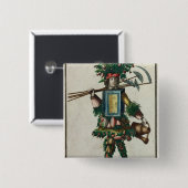 Das Kostüm des Gärtners Button (Vorne & Hinten)