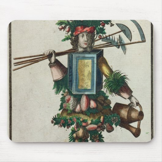 Das Kostüm des Gärtners Mousepad (Vorne)