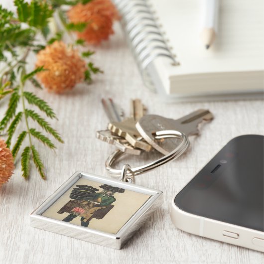 Das Kostüm des Milliners Schlüsselanhänger (Seite)