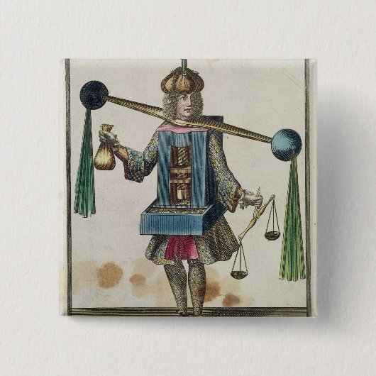 Das Kostüm des Münzenprägers Button (Vorderseite)