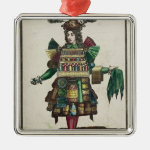 Das Kostüm des Parfümerzeugers Ornament Aus Metall