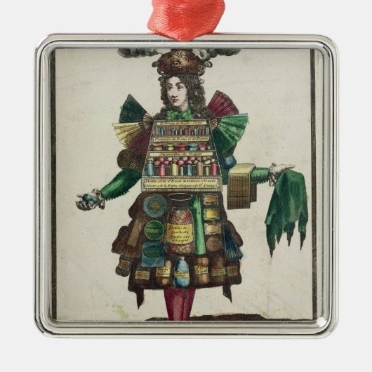 Das Kostüm des Parfümerzeugers Ornament Aus Metall (Vorne)