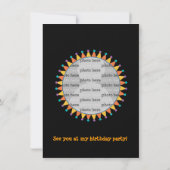 Das Kostüm-Party Einladung des (Rückseite)