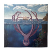 Das Kraken Fliese (Vorderseite)