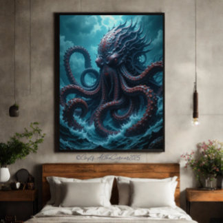 Das Kraken-Monster Poster