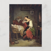 Das kranke Kind Postkarte (Vorderseite)