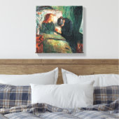 Das kranke Kind von Edvard Munch zeigt Sofie auf s Leinwanddruck (Insitu (Schlafzimmer))