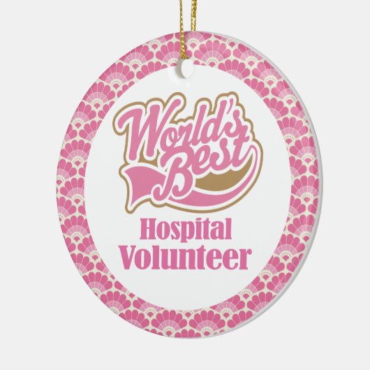 Das Krankenhaus-Freiwillig-Geschenk-Verzierung der Keramik Ornament (Links)