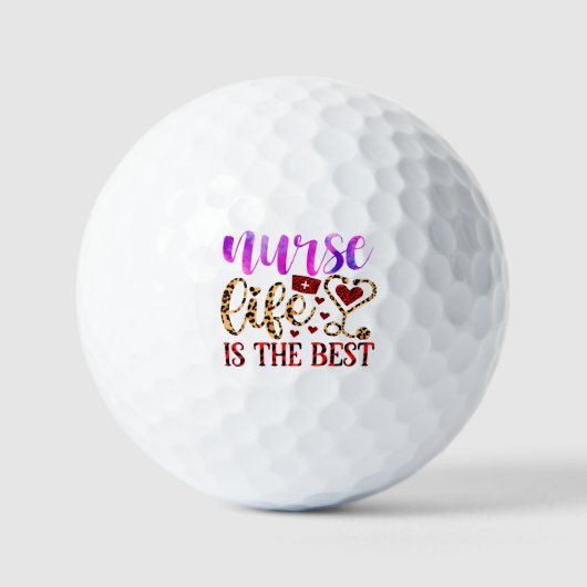 Das Krankenleben ist das beste (2) Golfball (Vorderseite)
