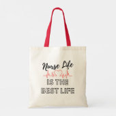 Das Krankenleben ist die beste Geschenkidee Tasche (Rückseite)