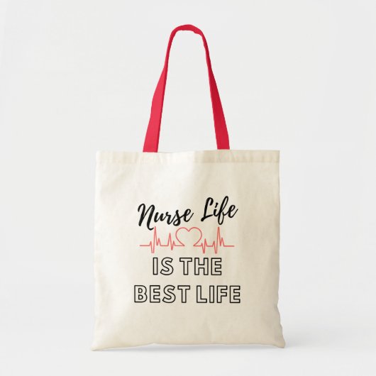 Das Krankenleben ist die beste Geschenkidee Tasche (Vorne)