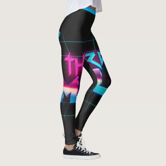 Das Krasse Einkaufszentrum "Wave 5"-Leggings Leggings (Rechts)