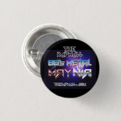 Das Krasse Mall "80's Metal MAYnia" Button-Button Button (Vorne & Hinten)