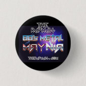 Das Krasse Mall "80's Metal MAYnia" Button-Button  Button (Vorderseite)